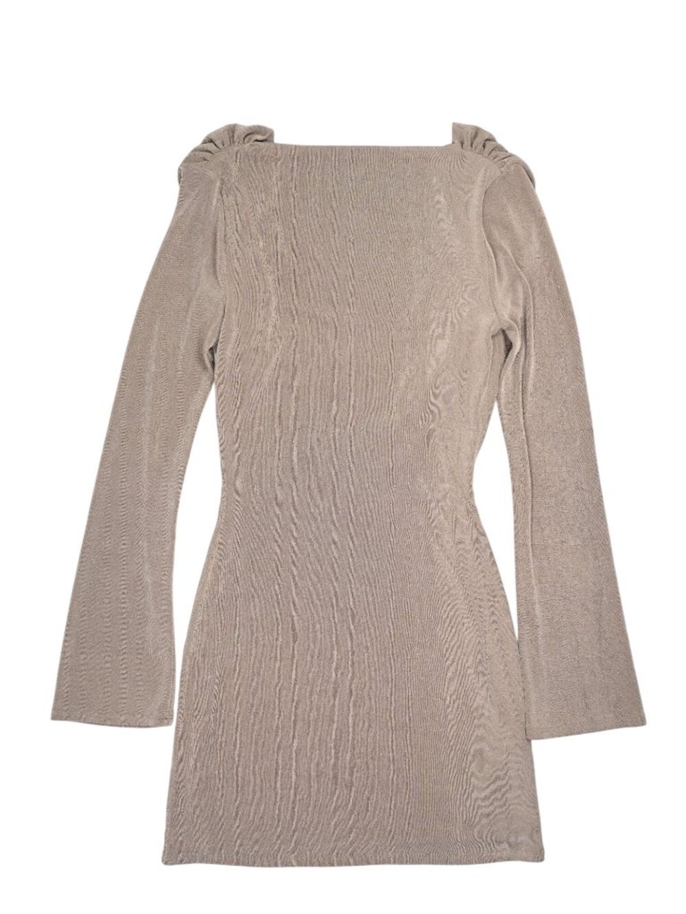 Reformation Vivien Knit Dress in Beige